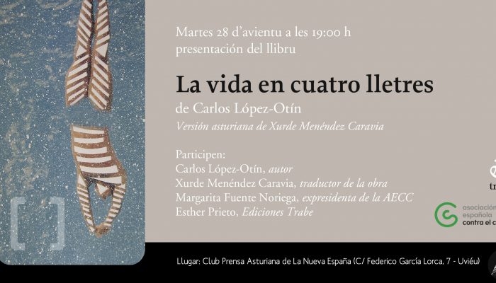 Presentación n’Uviéu de «La vida en cuatro lletres» de Carlos López-Otín